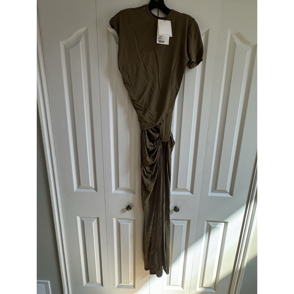CHRISTOPHER ESBER twisted‎ jersey dress Green Size 40. NWT $990 - Picture 5 of 14